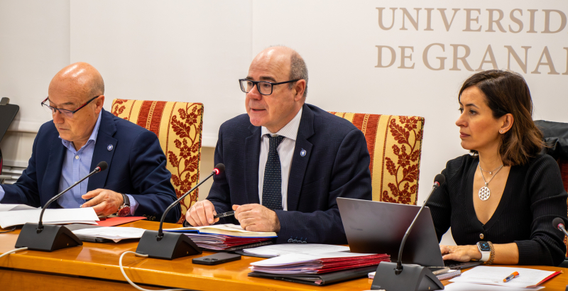 Consejo de Gobierno Fotografía de Pedro Mercado, Miguel Ángel Guardia y María del Carmen García